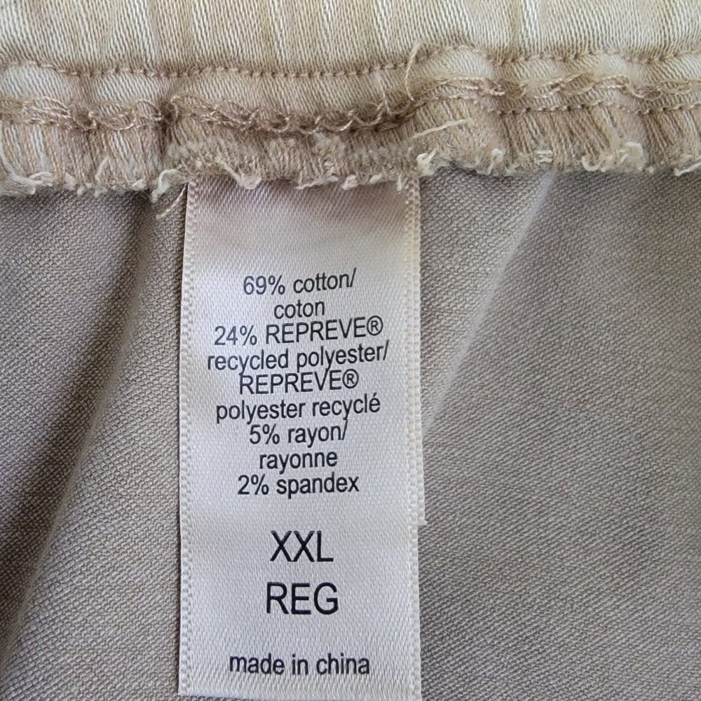 Maurices NWT Tapered Pants Womens XXL 16 18 Plus Size Tan High Rise‎ Utility - Picture 7 of 9